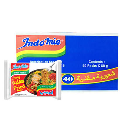 اندومي اكياس شعرية مقلية 80 غم (1*40)