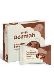 ديما دونات 3طبقات شوكولاته (1*12)